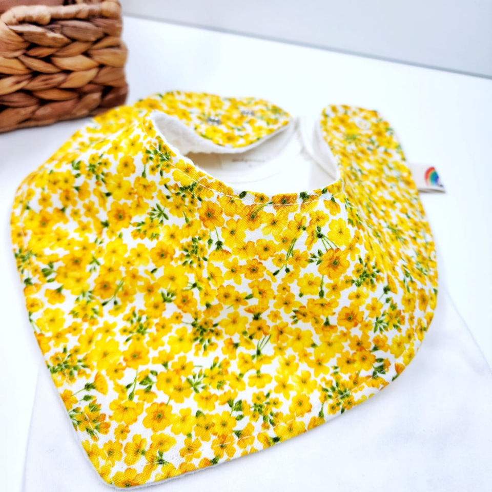 Lina  %100 Pamuk Fular Önlük & Bebek Boyunluk - El Yapımı 0-24 Ay