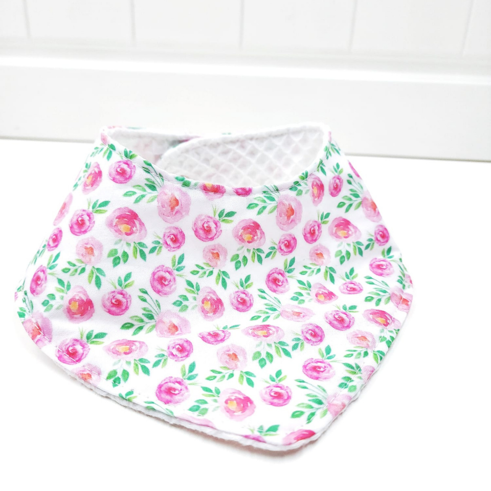 Rosie  %100 Pamuk Fular Önlük & Bebek Boyunluk - El Yapımı 0-24 Ay