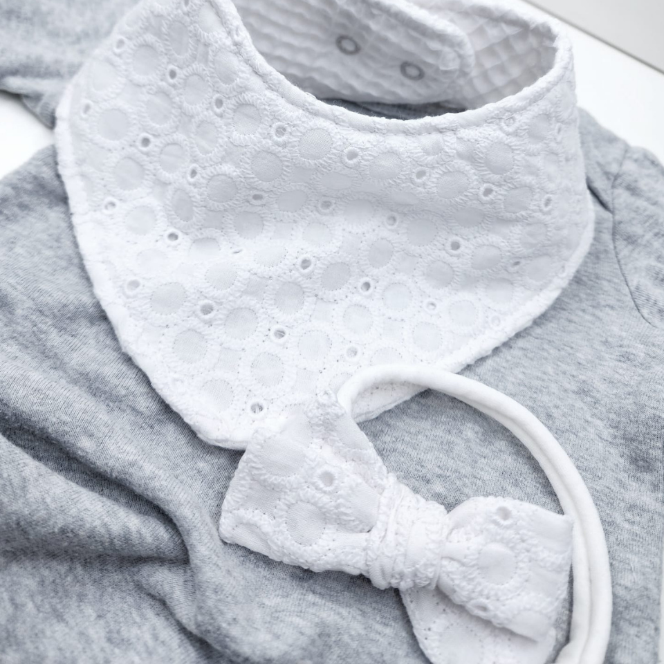 Le Petit Dodo Emmy Fisto Bebek Önlüğü ve Saç Bandı