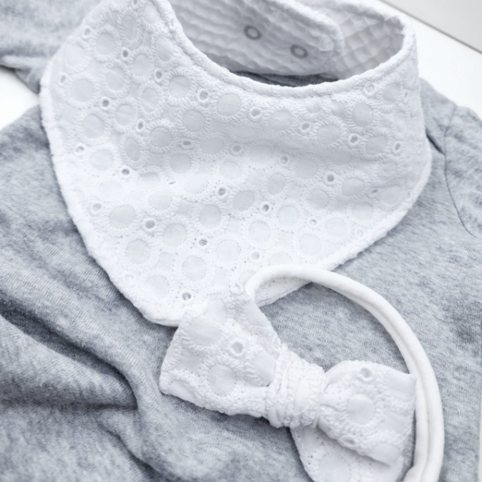 Emmy Fisto Bebek Önlüğü ve Saç Bandı