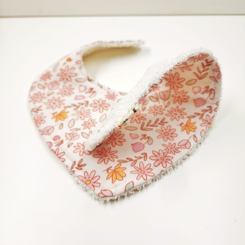 Le Petit Dodo Elaine %100 Pamuk Mama Önlüğü – 0‑24 Ay El Yapımı, Emici ve Yumuşak