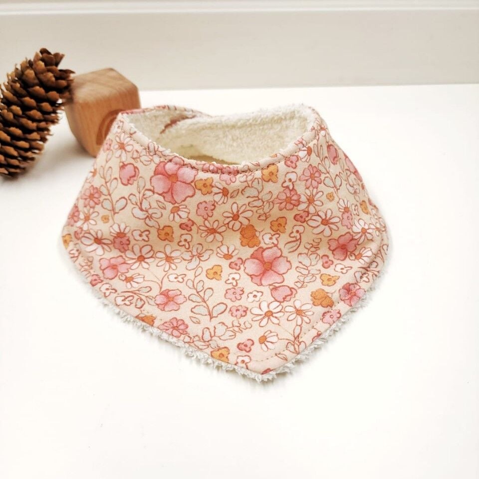 Le Petit Dodo Bernice %100 Pamuk El Yapımı Bebek Salya Önlüğü – 0‑24 Ay