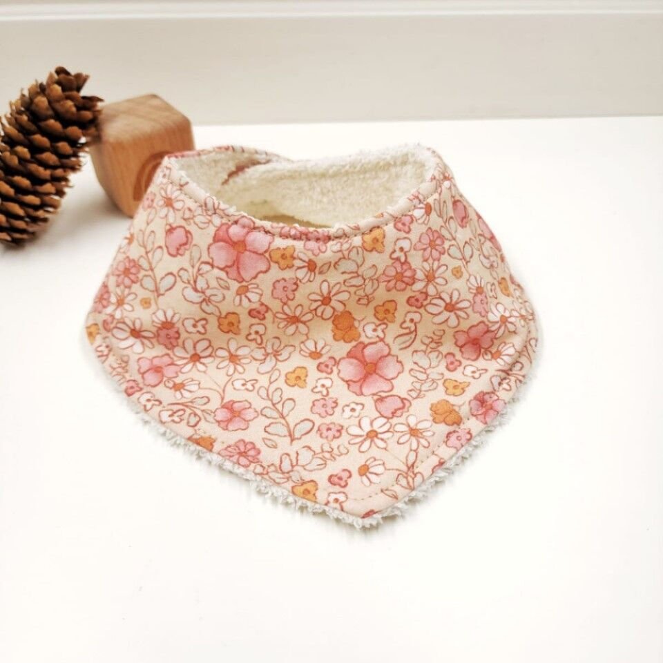 Le Petit Dodo Bernice %100 Pamuk El Yapımı Bebek Salya Önlüğü – 0‑24 Ay