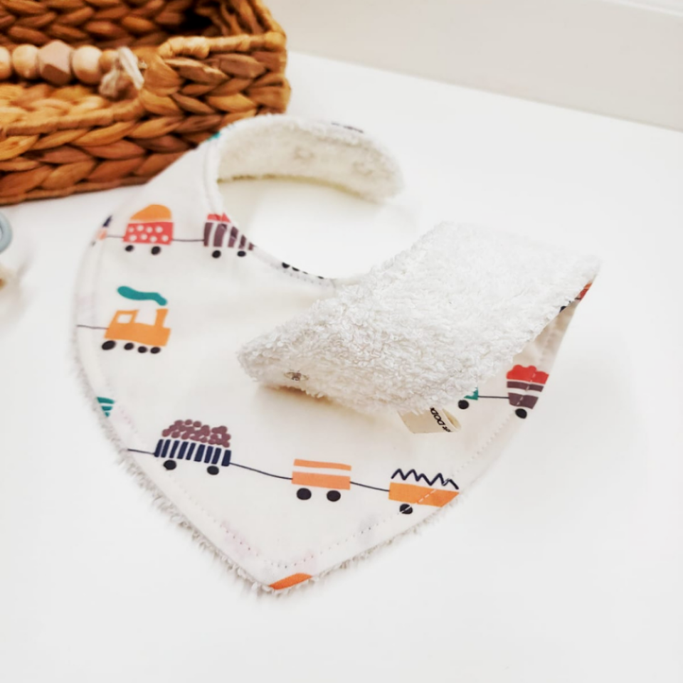 Le Petit Dodo Train Bebek Mama Önlüğü