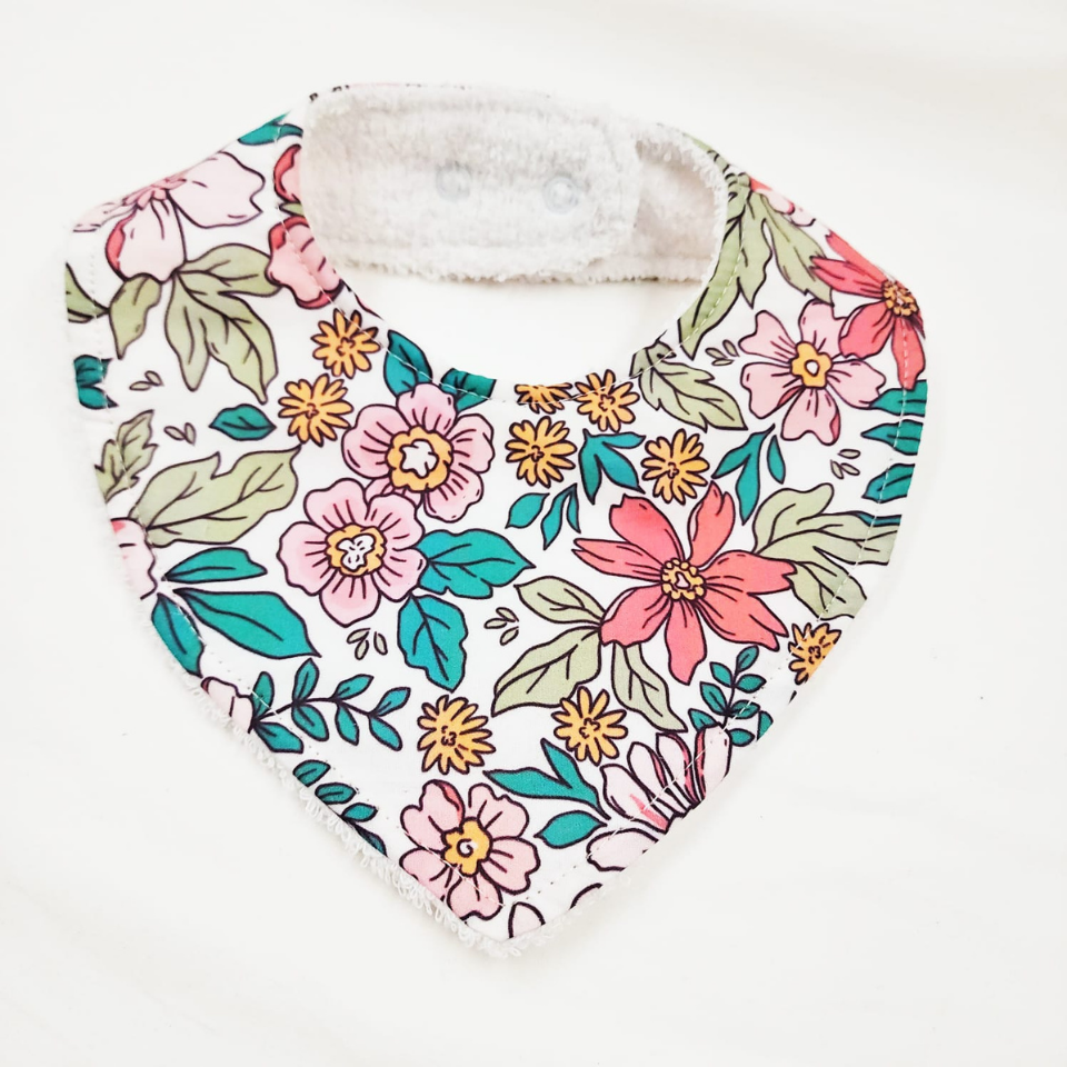 Le Petit Dodo Laurie %100 Pamuk Mama Önlüğü – 0‑24 Ay El Yapımı, Emici ve Yumuşak