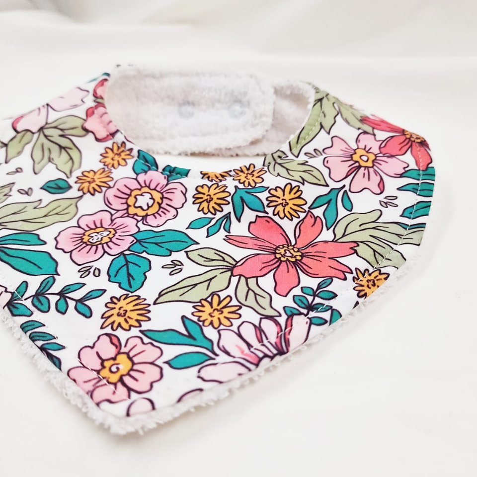 Le Petit Dodo Laurie %100 Pamuk Mama Önlüğü – 0‑24 Ay El Yapımı, Emici ve Yumuşak