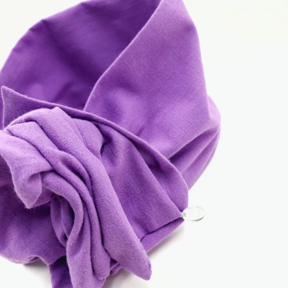 Purple Telli Saç Bandı