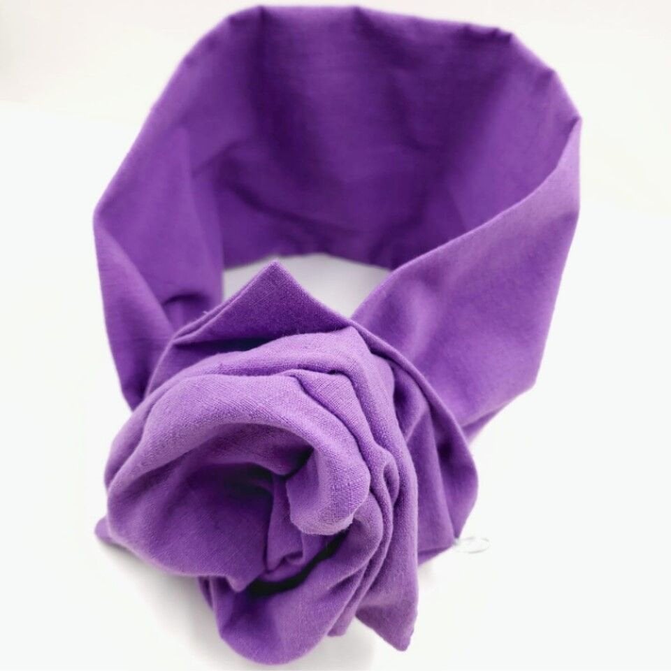 Purple Telli Saç Bandı