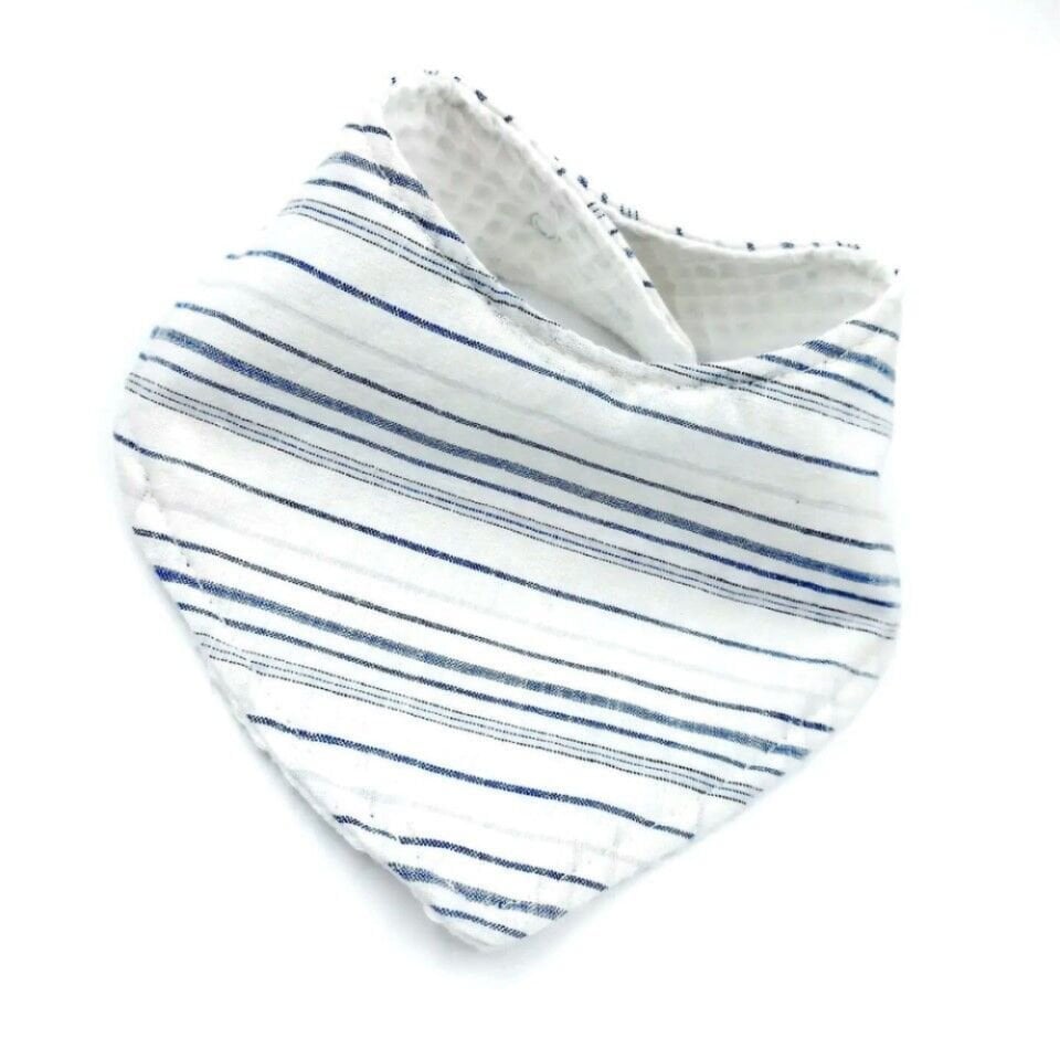 Le Petit Dodo Line Keten  %100 Pamuk Fular Önlük & Bebek Boyunluk - El Yapımı 0-24 Ay