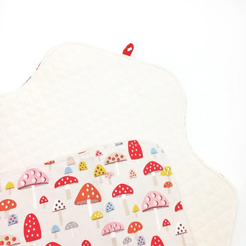 Le Petit Dodo Mushroom Su Geçirmez Bebek Alt Değiştirme Matı