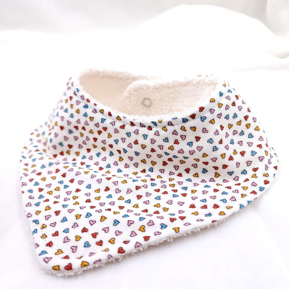 Le Petit Dodo Cherina %100 Pamuk El Yapımı Bebek Salya Önlüğü – 0‑24 Ay