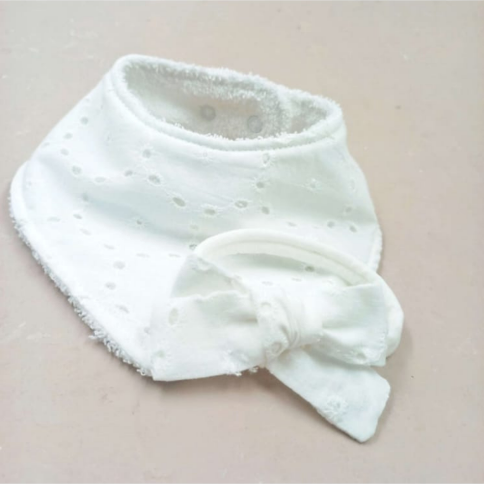 Pure Fisto Bebek Önlüğü ve Saç Bandı