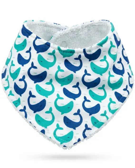 Le Petit Dodo Renkli Balıklar Bebek Salya Önlüğü