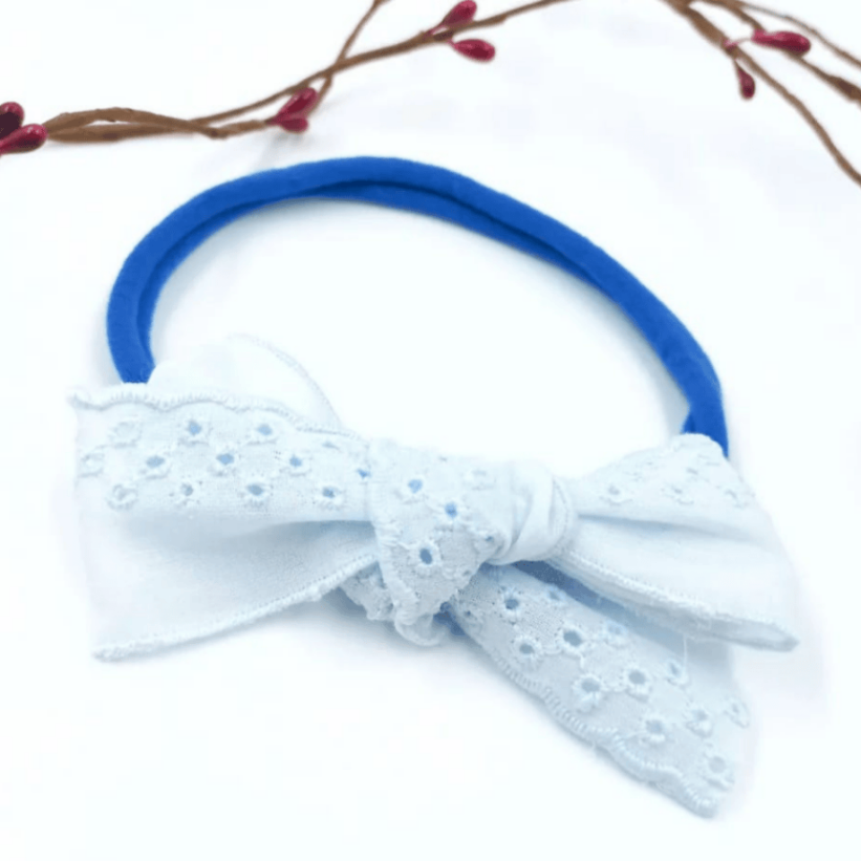 Mavi Fisto Bebek Saç Bandı