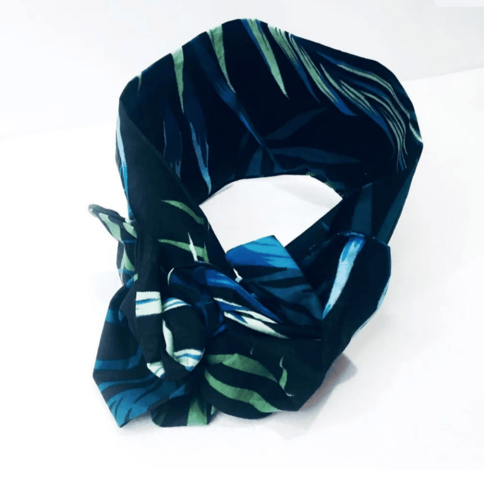 Le Petit Dodo Black Leaf Telli Saç Bandı