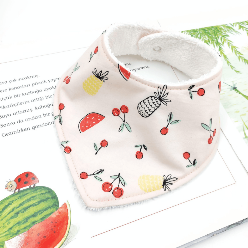 Le Petit Dodo Kiraz Bebek Salya Önlüğü