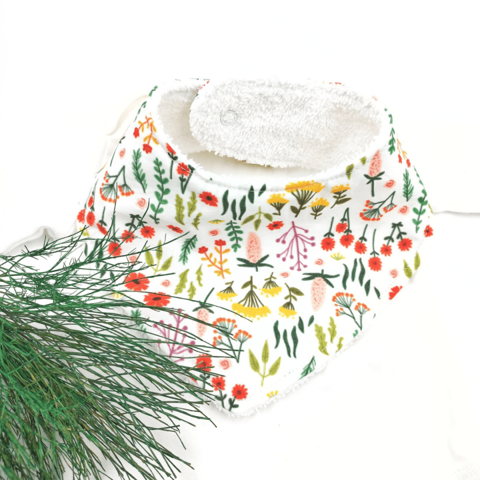 Le Petit Dodo Mabelle %100 Pamuk El Yapımı Bebek Salya Önlüğü – 0‑24 Ay