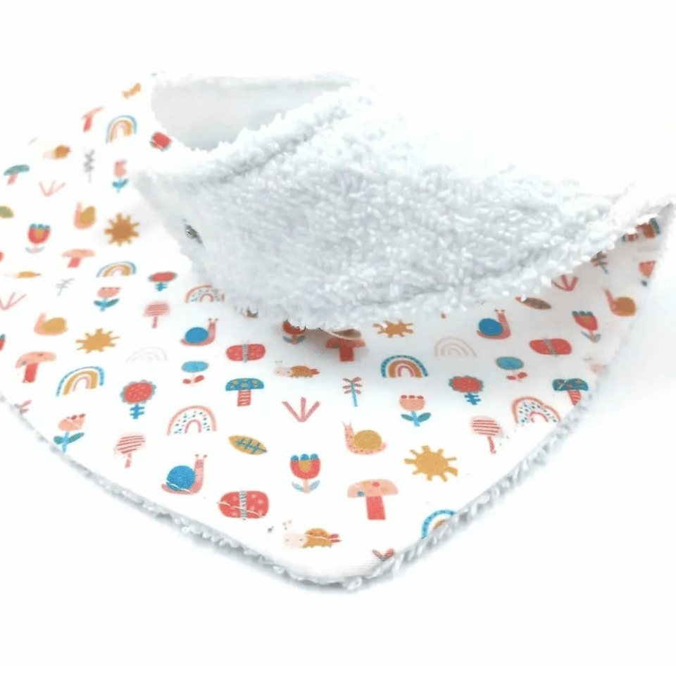 Le Petit Dodo Funny %100 Pamuk Mama Önlüğü – 0‑24 Ay El Yapımı, Emici ve Yumuşak