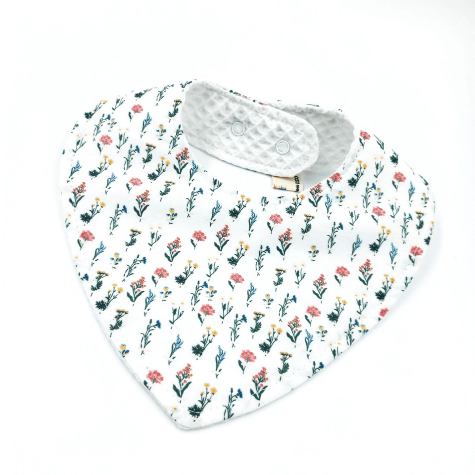 Le Petit Dodo Zoe %100 Pamuk Mama Önlüğü – 0‑24 Ay El Yapımı, Emici ve Yumuşak