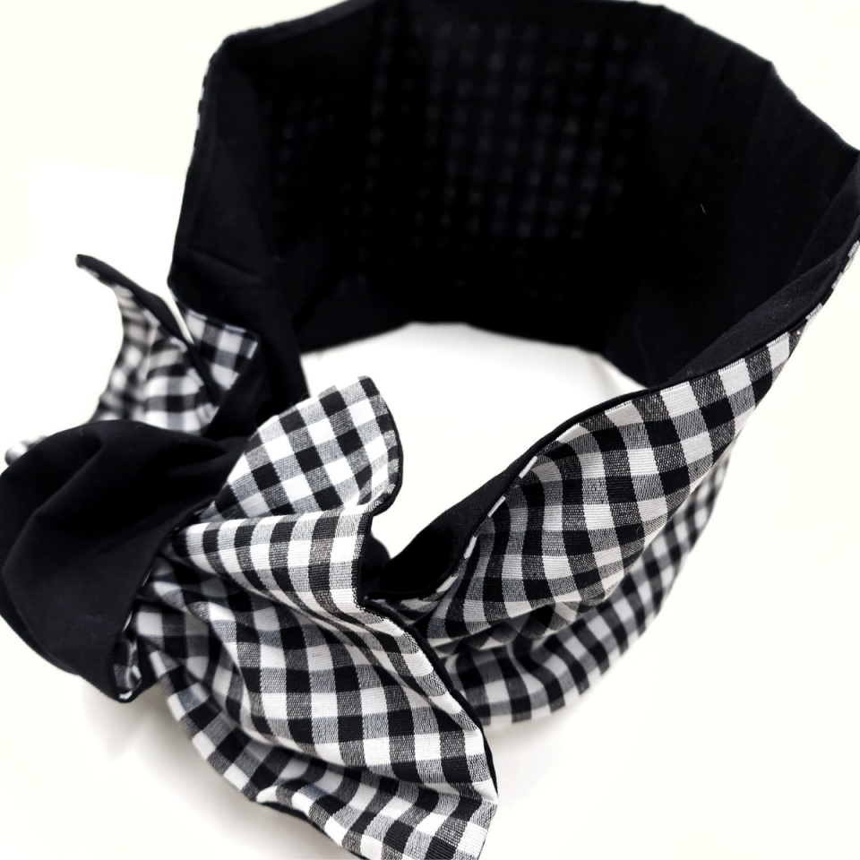 Black & White Telli Saç Bandı