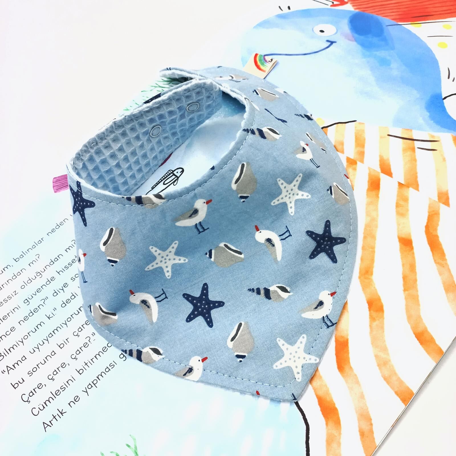 Le Petit Dodo Martı Fular Önlük & Bebek Boyunluk