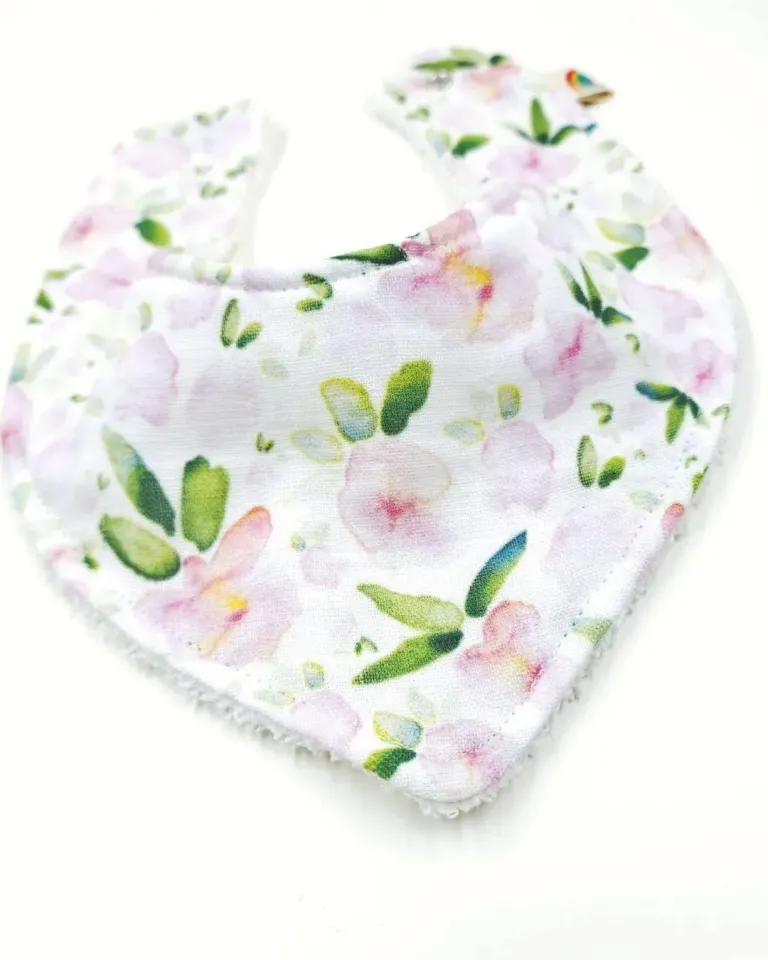 Le Petit Dodo Manolya %100 Pamuk El Yapımı Bebek Salya Önlüğü – 0‑24 Ay