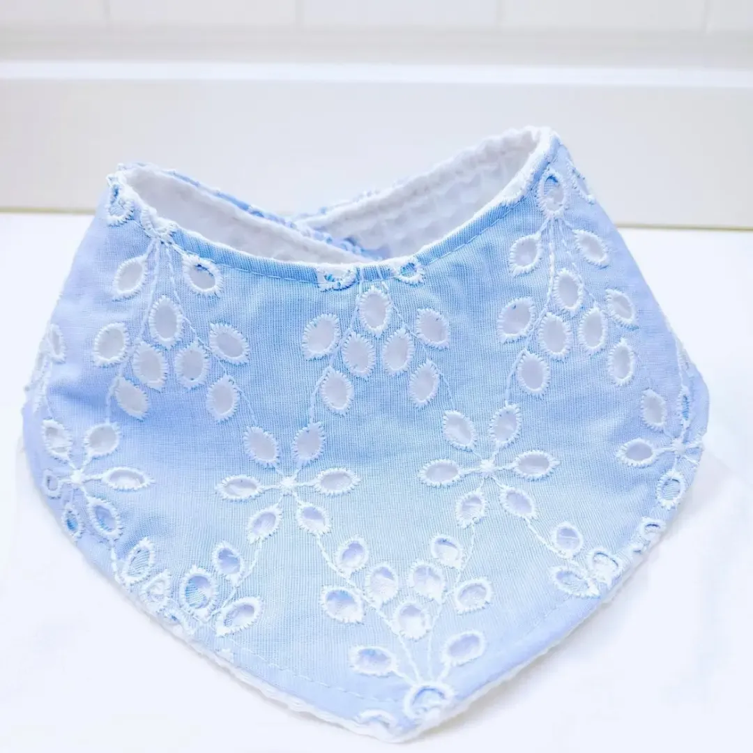 Le Petit Dodo Mavi Fisto Bebek Önlüğü