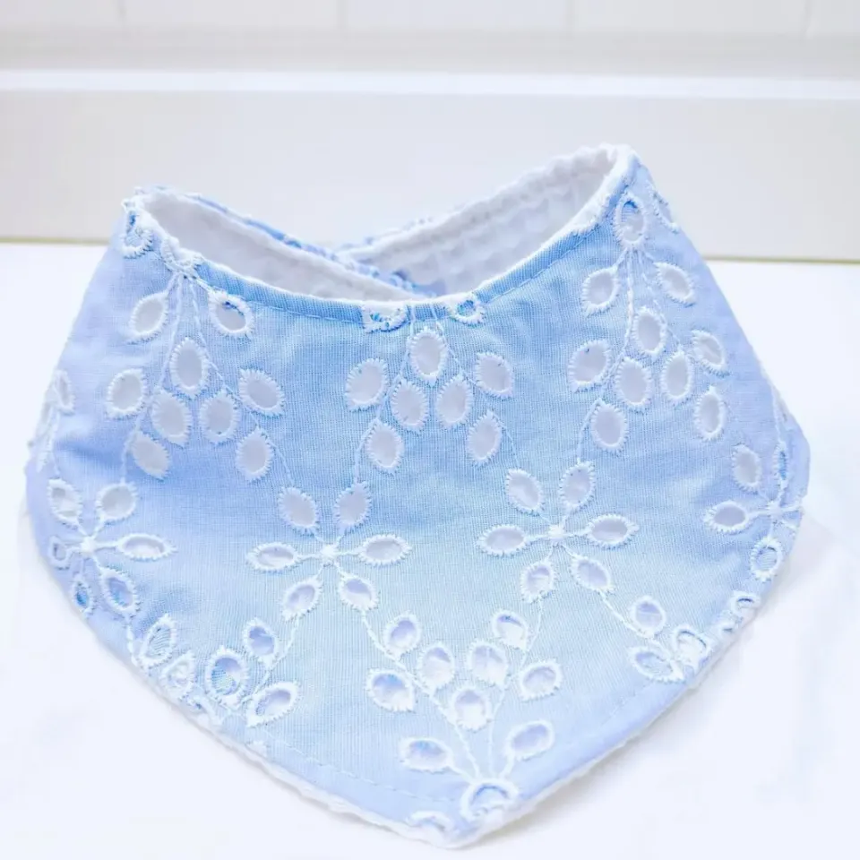 Le Petit Dodo Mavi Fisto Bebek Önlüğü