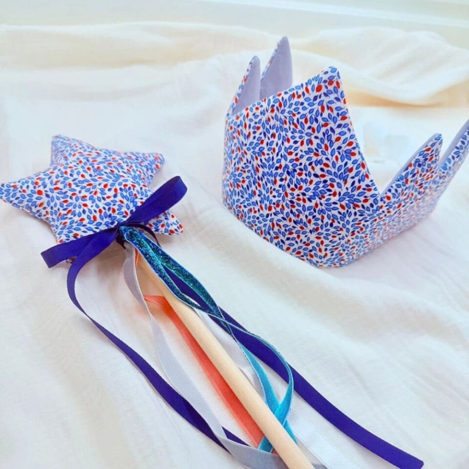 Le Petit Dodo Leaf Doğum Günü Tacı ve Sihirli Değnek