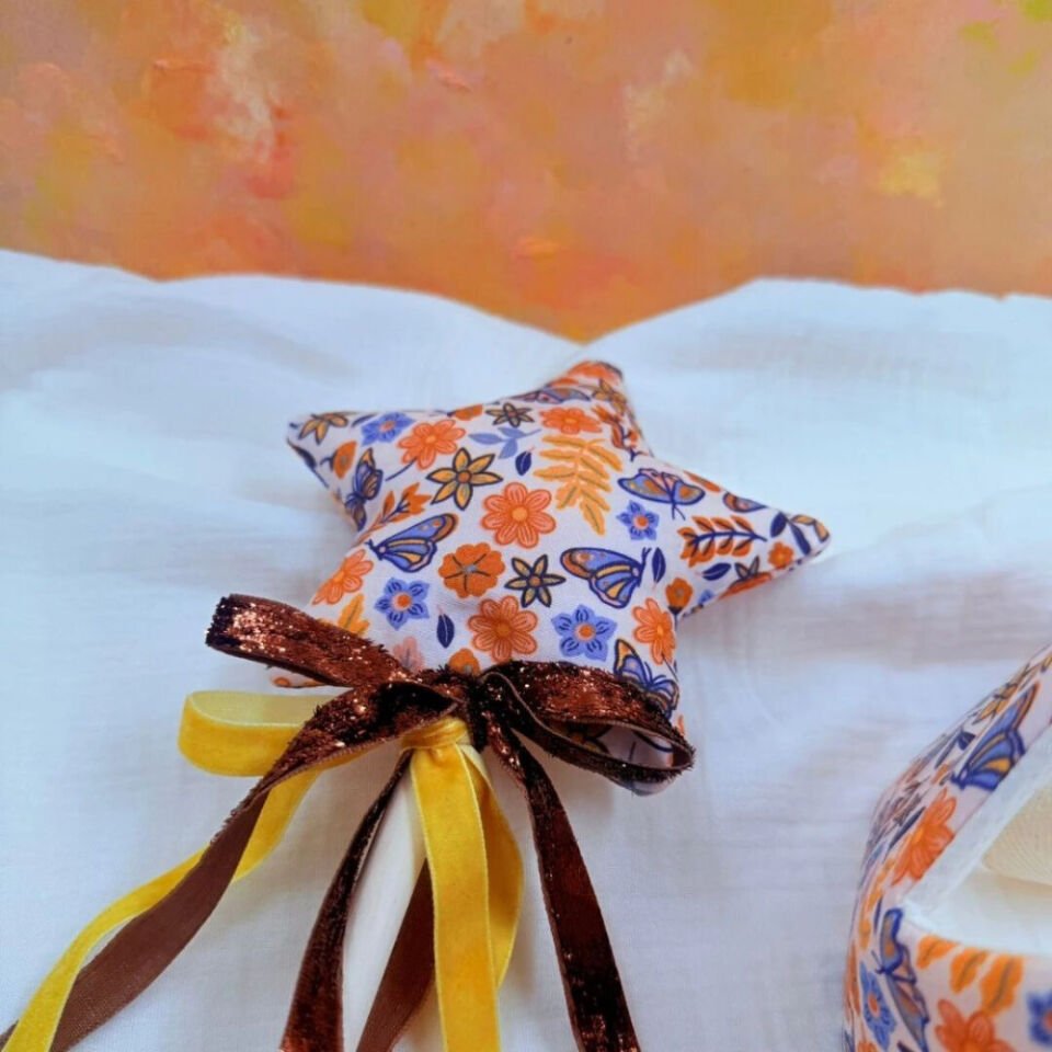 Butterfly Doğum Günü Tacı ve Sihirli Değnek