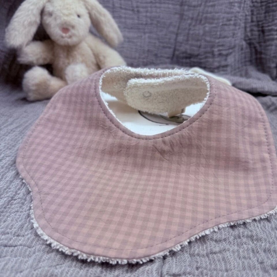 Pötikare  %100 Pamuk Mama Önlüğü – 0‑24 Ay El Yapımı, Emici ve Yumuşak