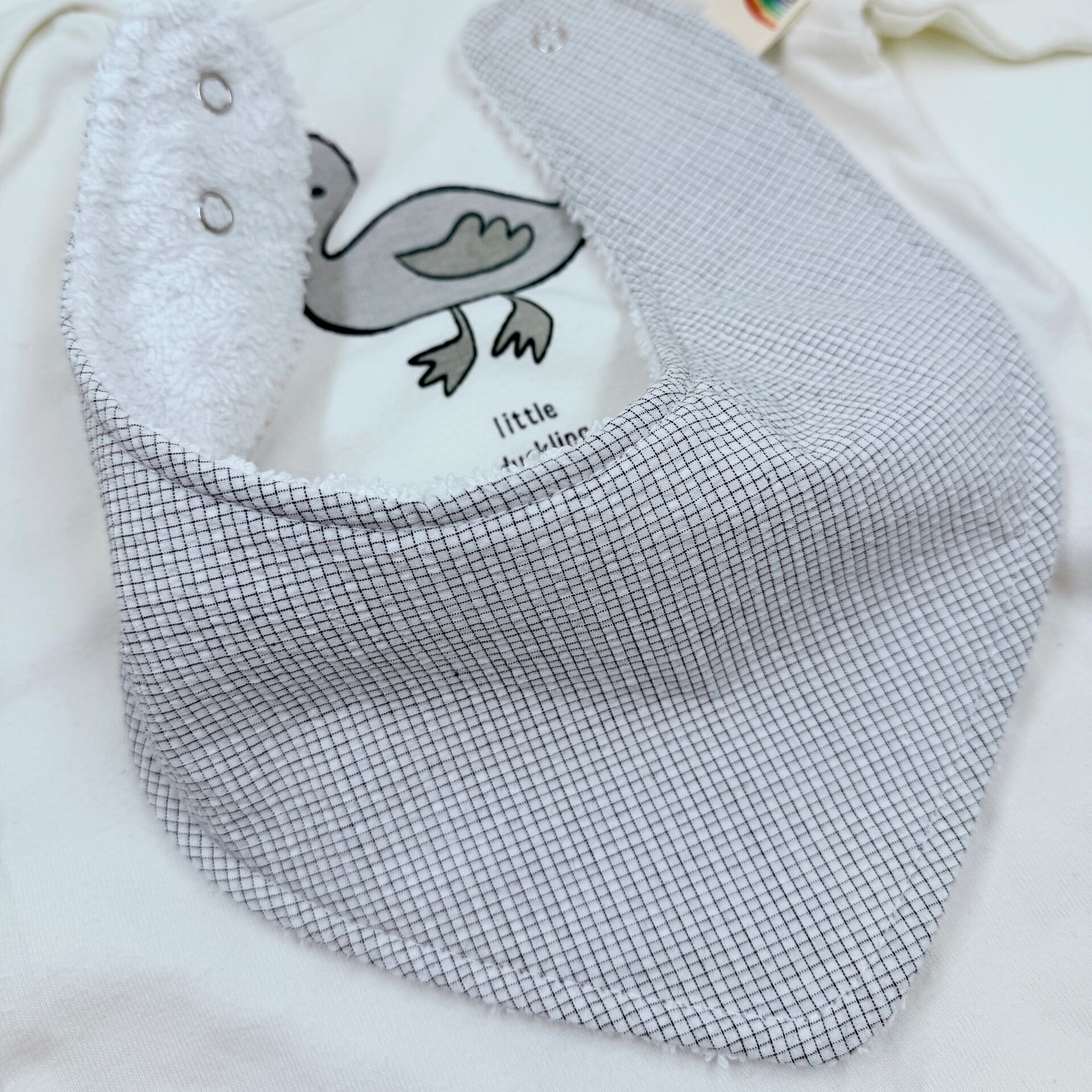 Le Petit Dodo Leo %100 Pamuk El Yapımı Bebek Salya Önlüğü – 0‑24 Ay