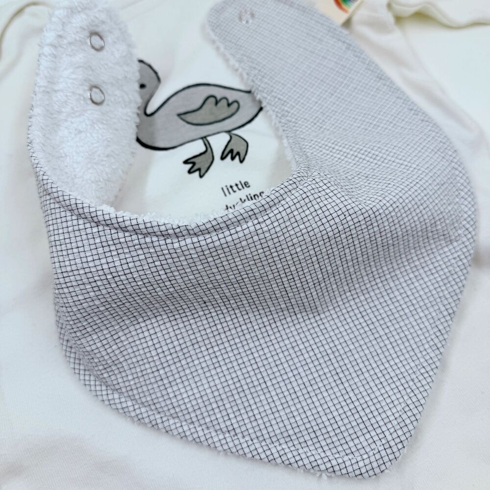 Le Petit Dodo Leo %100 Pamuk El Yapımı Bebek Salya Önlüğü – 0‑24 Ay