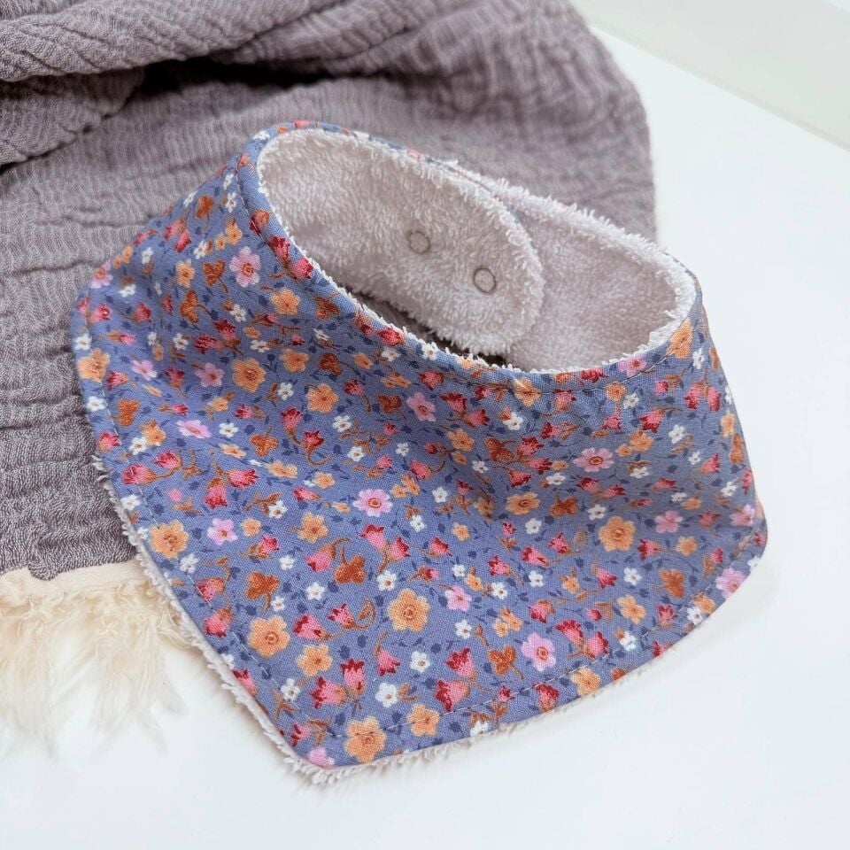 Le Petit Dodo Claire %100 Pamuk El Yapımı Bebek Salya Önlüğü – 0‑24 Ay