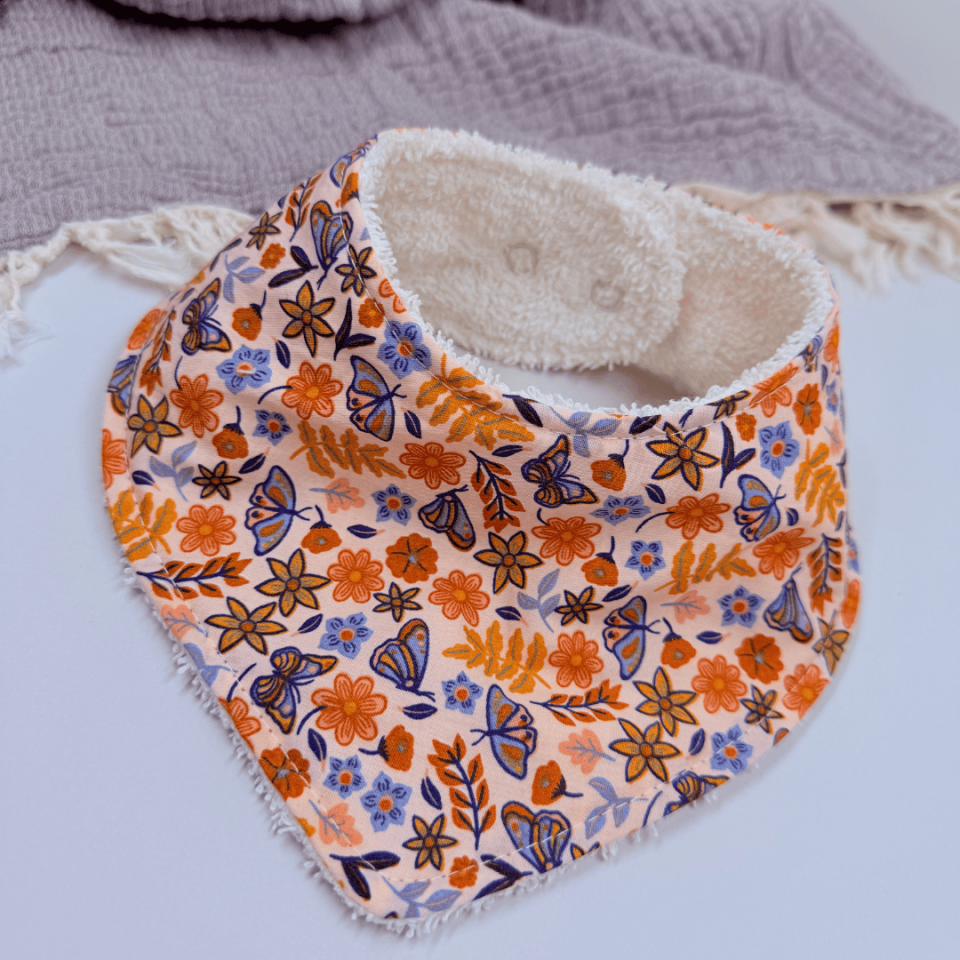 Le Petit Dodo Aida %100 Pamuk El Yapımı Bebek Salya Önlüğü – 0‑24 Ay