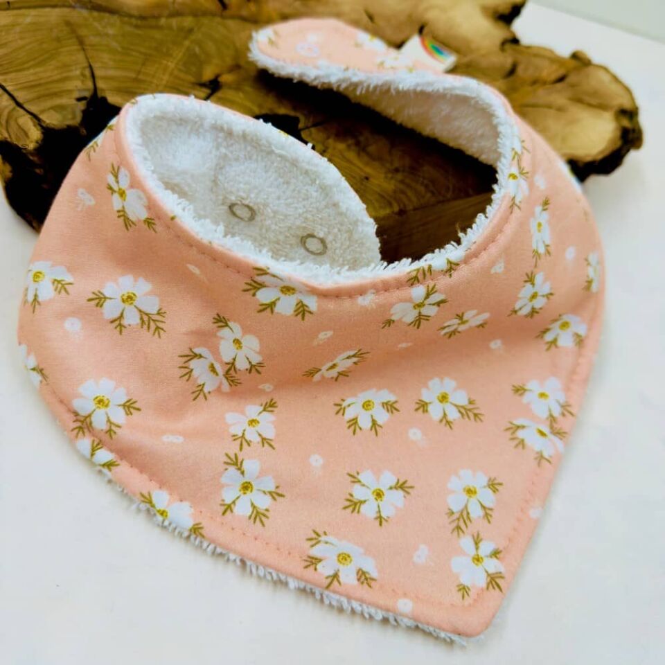 Margo %100 Pamuk El Yapımı Bebek Salya Önlüğü – 0‑24 Ay