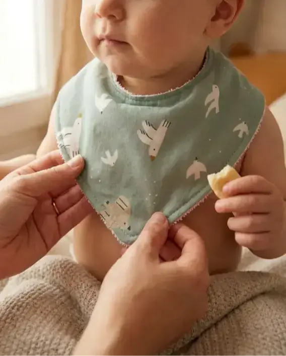 Emici havlu bebek önlüğü
