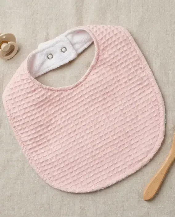 Le Petit Dodo Pembe Su Geçirmez Mama Önlüğü