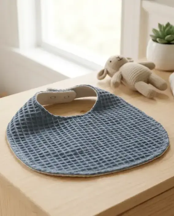 Le Petit Dodo Dark Blue Su Geçirmez Mama Önlüğü