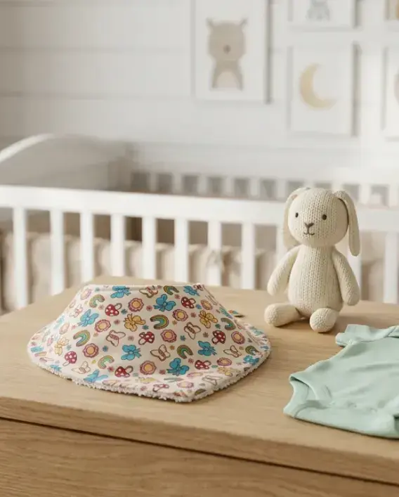 Le Petit Dodo Rainbow Bebek Salya Önlüğü