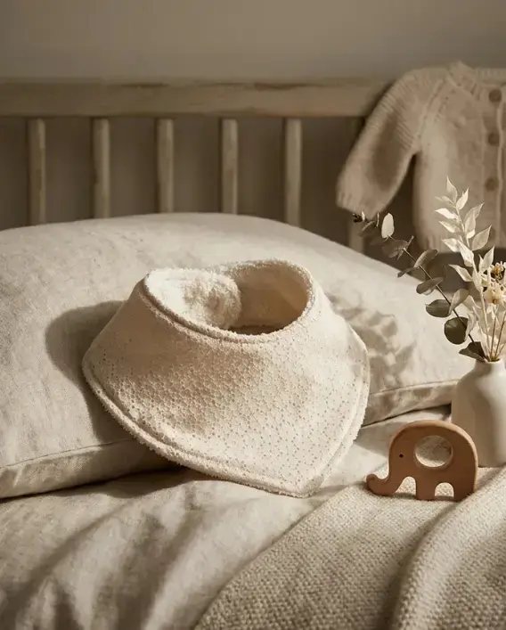 Le Petit Dodo Creme Fisto Bebek Önlüğü