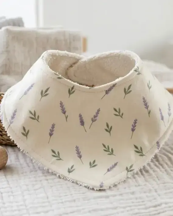 Le Petit Dodo Lavender Bebek Salya Önlüğü