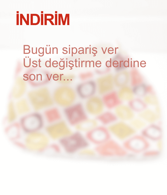 Bebekler için eğlenceli desenli pamuk mama önlüğü Le Petit Dodo indirim