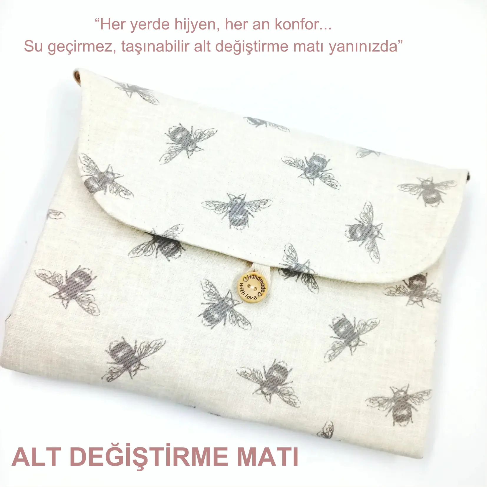 Anne çantasında kolayca taşınabilen konforlu alt değiştirme matı – Le Petit Dodo